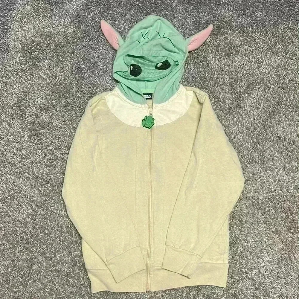 VGUC Kids Yoda Hoodie - Size MD